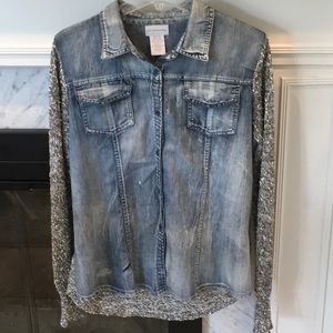 Soft Surroundings Button-up Top